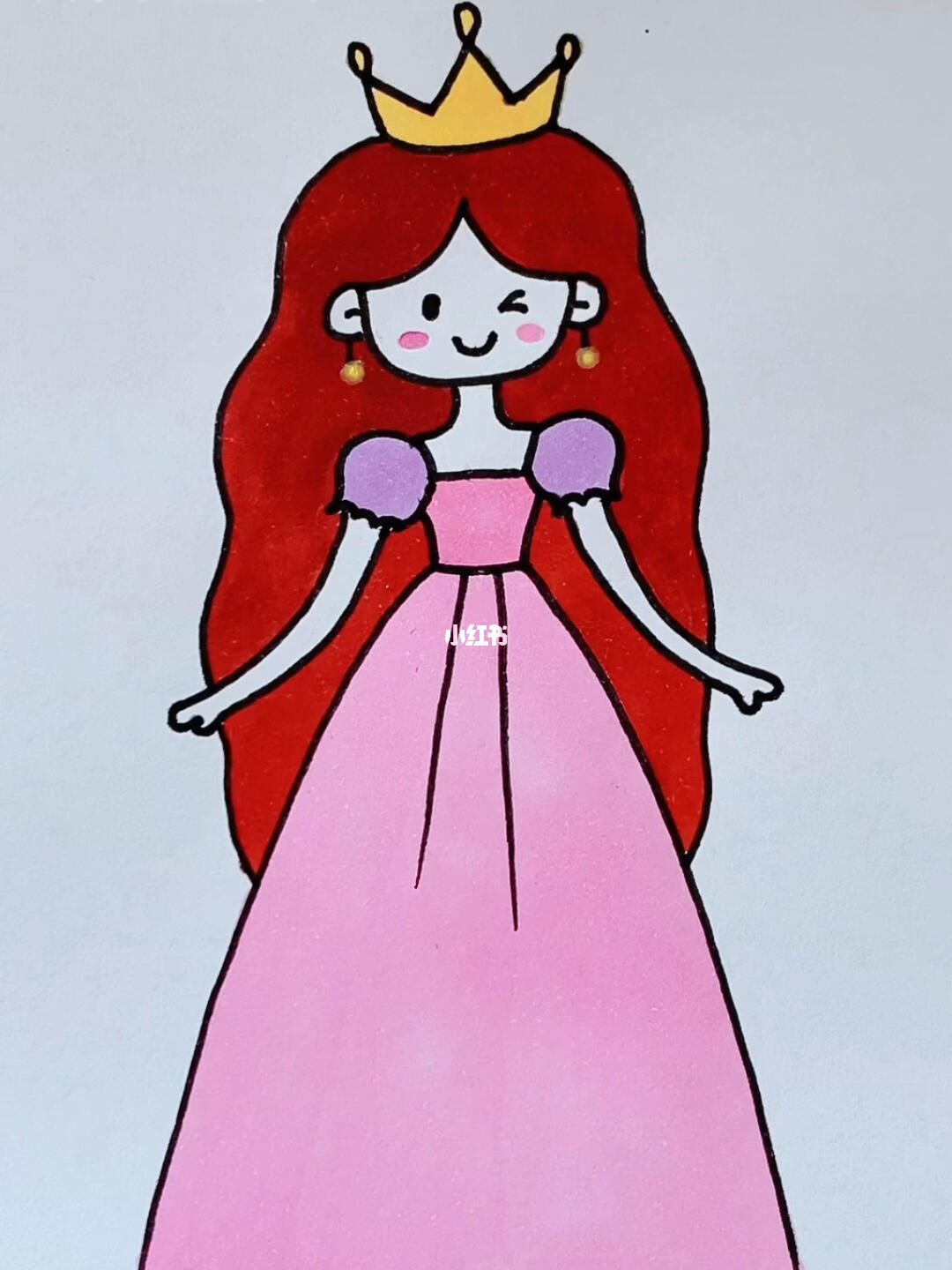 一起画可爱小公主
