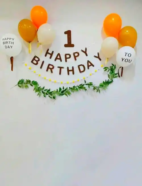 宝宝周岁照素材,在家拍出仪式感!