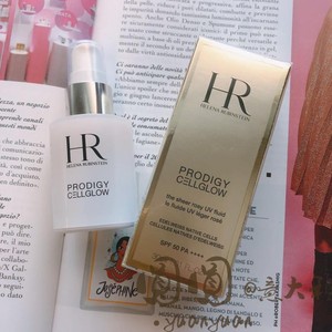 直邮hr赫莲娜prodigy cellglow 轻透防晒妆前底霜30ml spf50