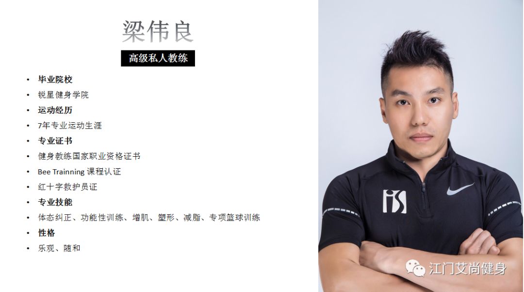 艾尚健身东湖店教练形象展示