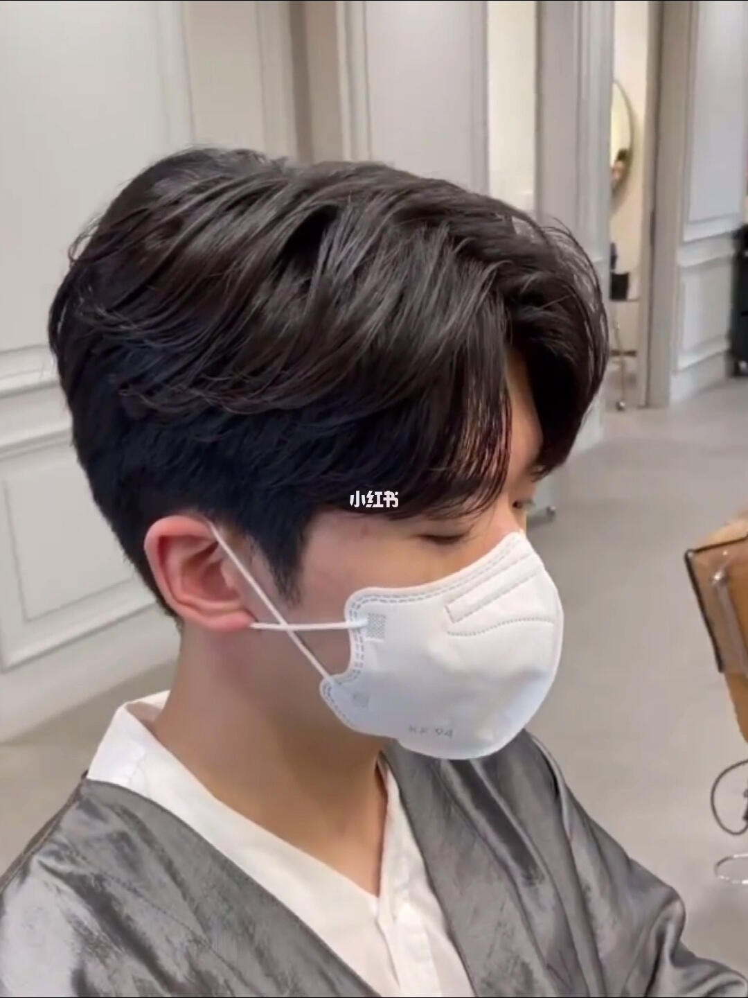 男生发型三七分纹理烫经典纹理好打理发型