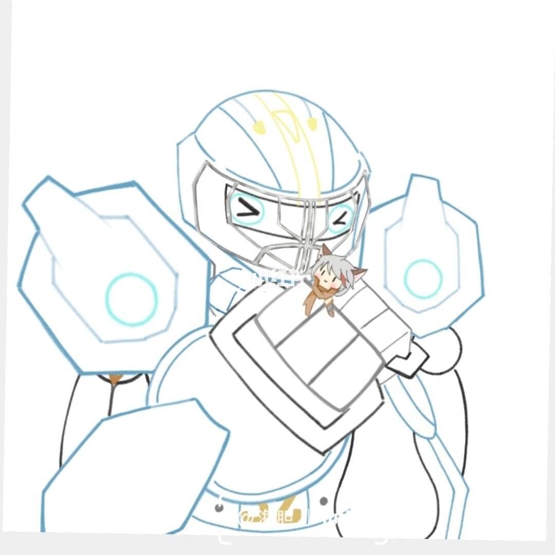 画画打卡七一个极冰盾山