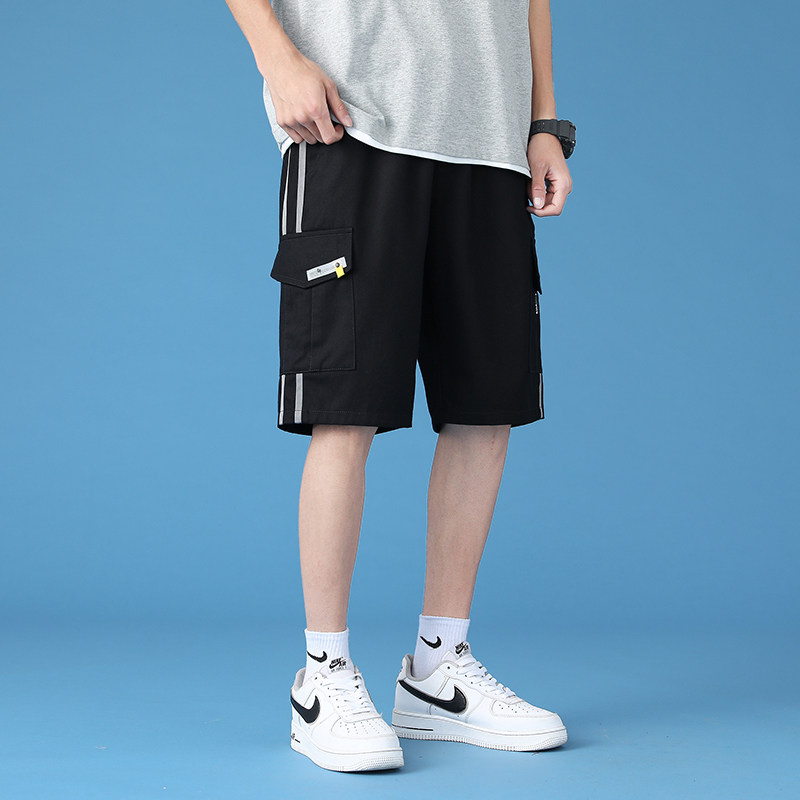 短裤男士夏季宽松潮牌休闲运动五分中裤潮流外穿休闲裤