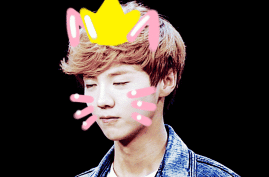 鹿晗帅哥卖萌萌萌哒gif动图_动态图_表情包下载_soogif