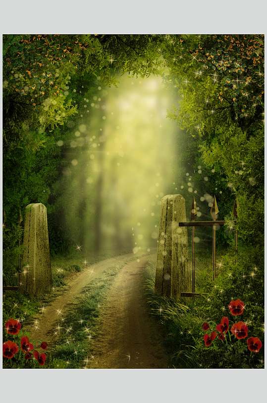 梦幻仙境迷幻森林图片