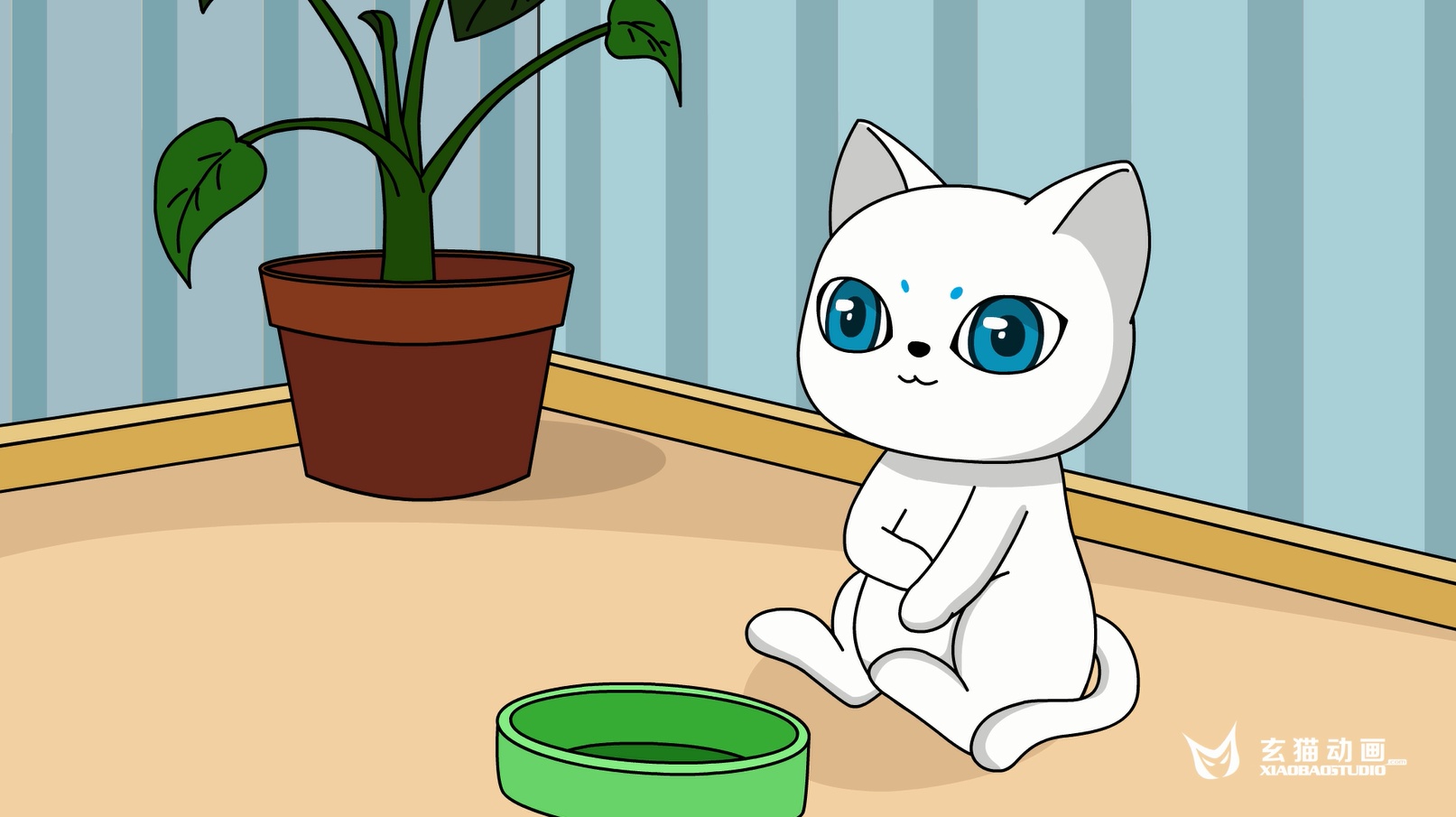 玄猫动画flash动画原创动画小堡趣事录---吃货趣事