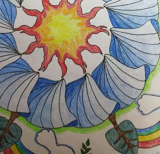 曼陀罗画(2)2019.