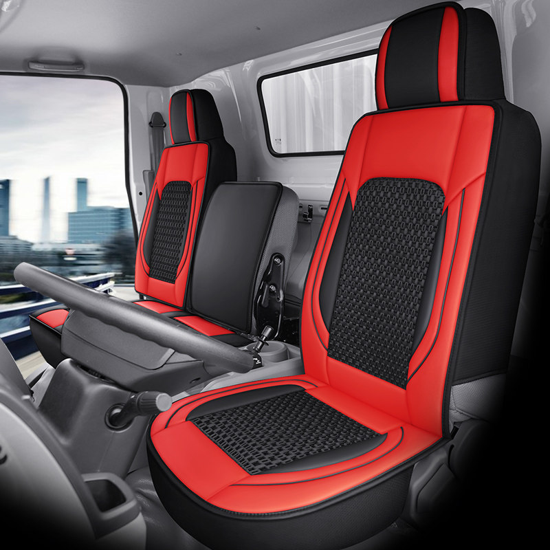 适用于江淮骏铃v6座套帅铃q6坐垫h330v5康玲座椅套货车装饰用品
