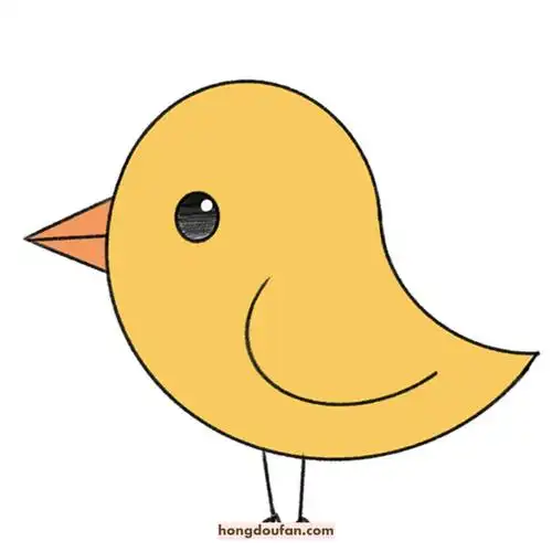 8张超级简单的动物简笔画小熊恐龙蝴蝶老鹰蜜蜂简笔画