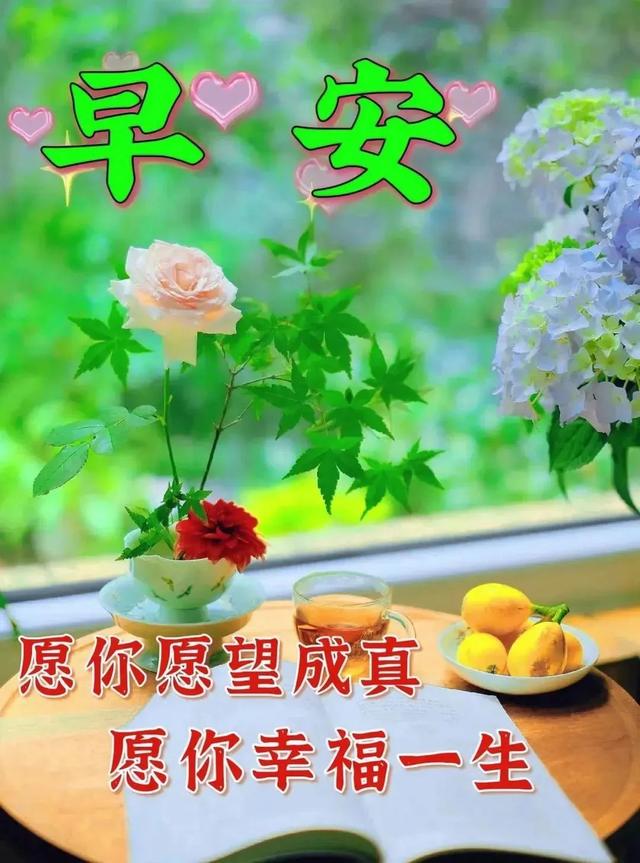 7月4日周二早上好,祝福早安图片带字问候语