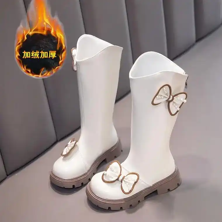 秋冬必备靴子95.亲亲宝贝们,这款女童高筒靴子简直 - 抖音