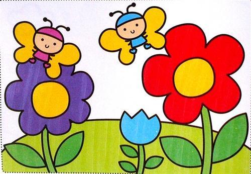 我爱我的幼儿园简笔画儿童画范画 简笔画图片大全-蒲城教育文学网