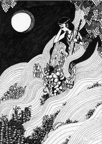 郝颉宇的钢笔线描画