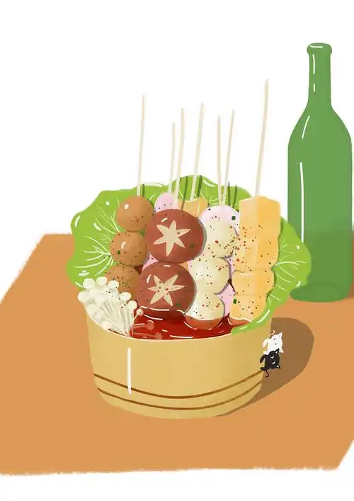 撸串串|插画|商业插画|云晞 - 原创作品 - 站酷 (zcool)