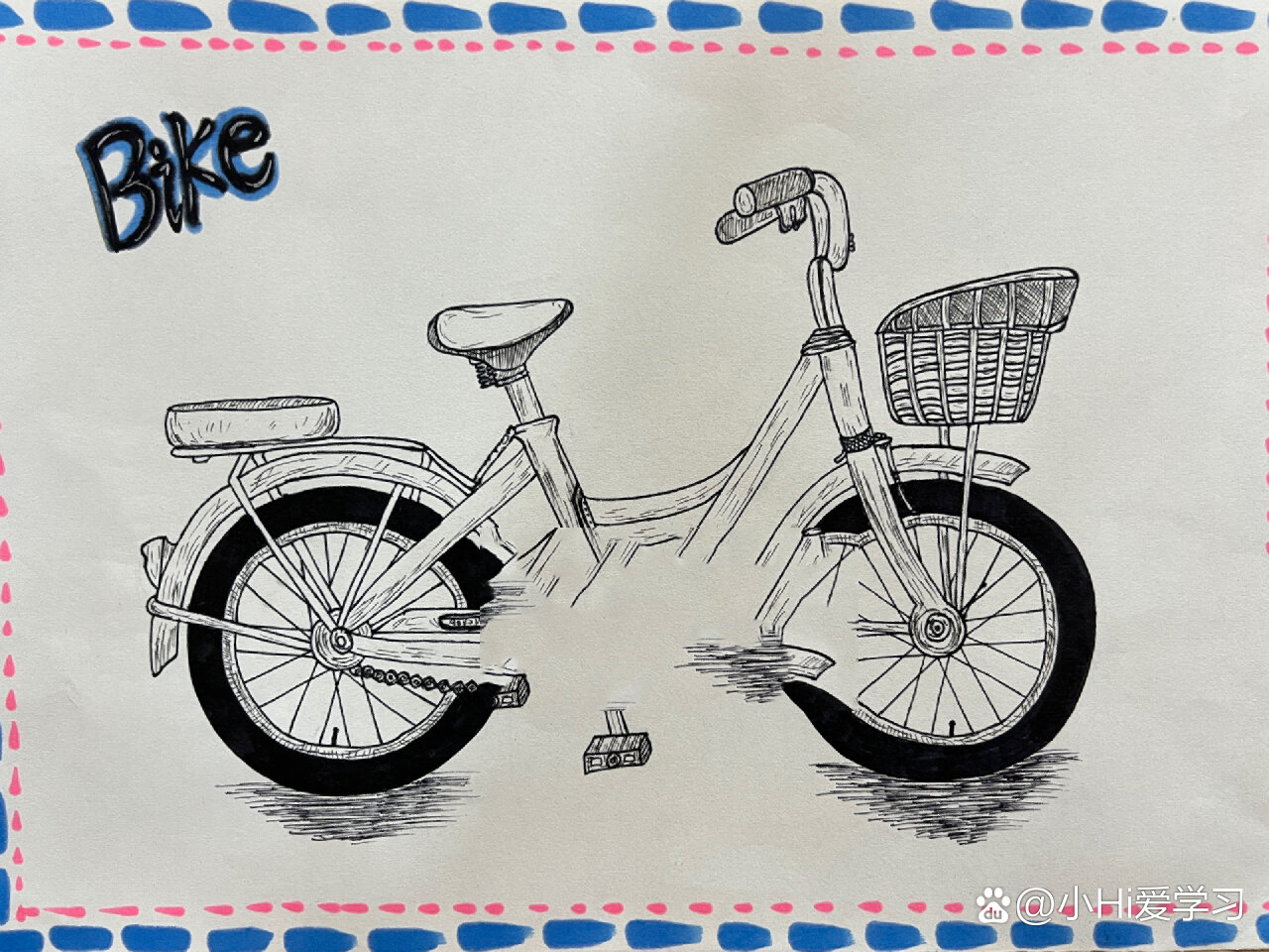 《自行车速写》