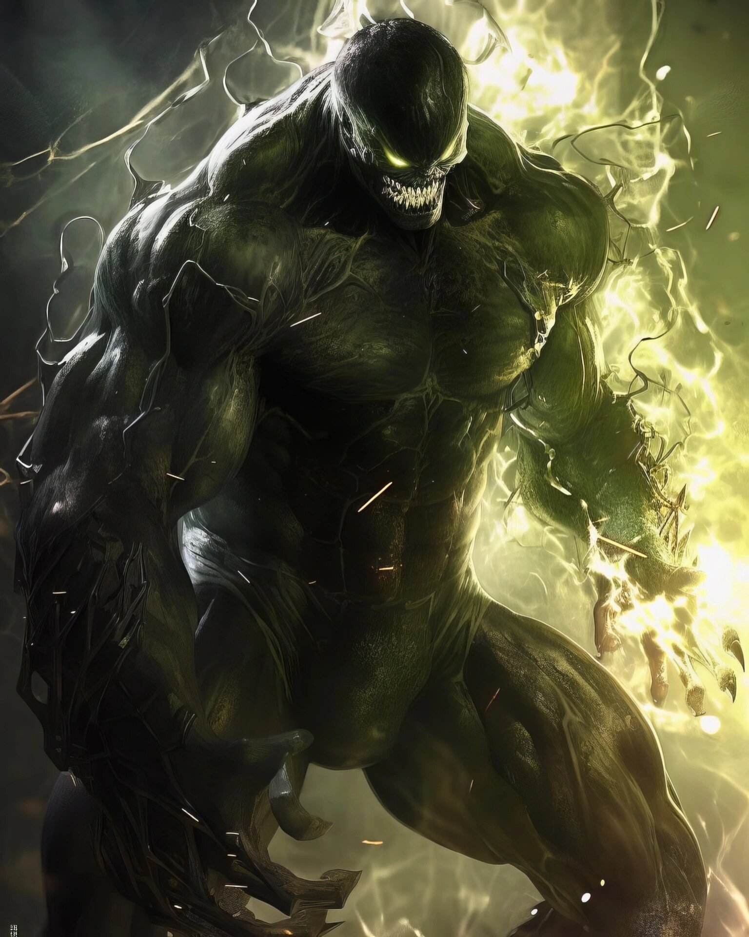 ai绿巨人被毒液附身