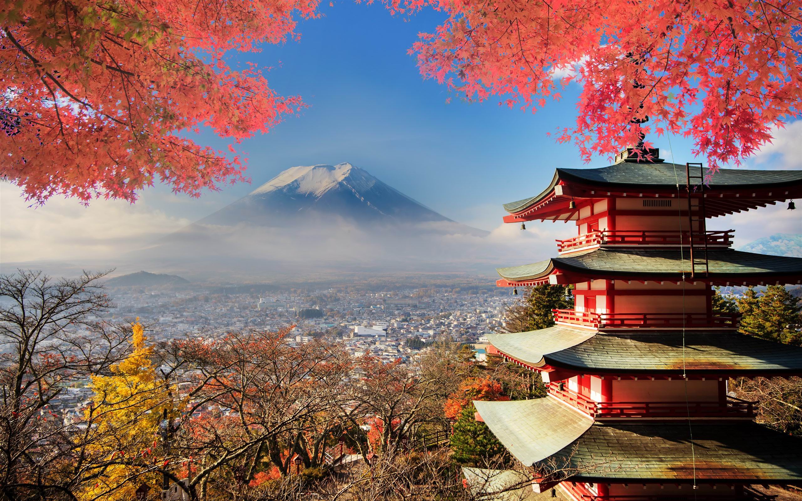 日本浅草寺唯美风景高清壁纸