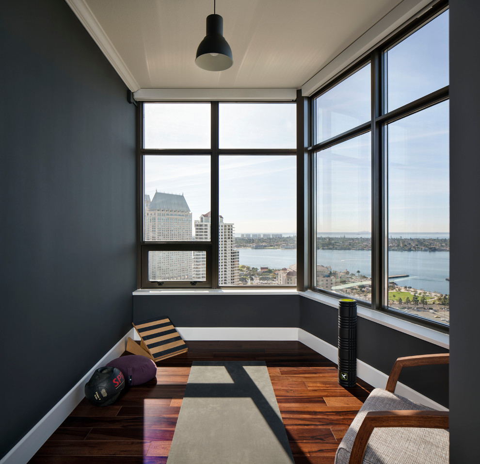 封闭阳台改建室内健身房