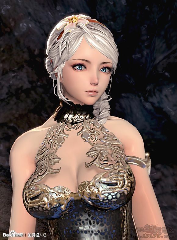 10分 谁有此剑灵天族妹子的捏脸数据