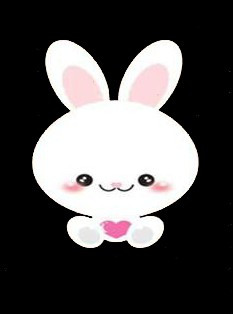 谁能帮我图中的小白兔抠图出来 thanks