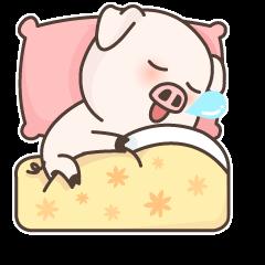 小猪猪 打呼噜 可爱 搞笑 睡觉 萌萌哒