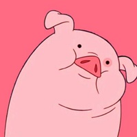 粉红猪摇摇情侣头像 卡通摇摇猪我们走情侣头像_微信头像图片大全