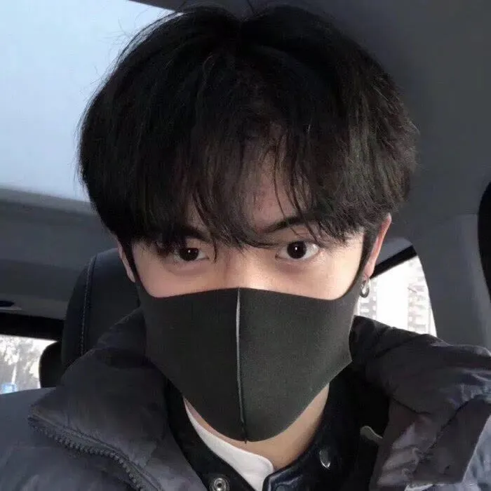 qq头像大全66张戴口罩帅气男生头像