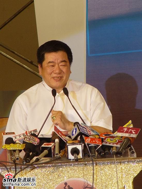 图文灌篮发布会台湾长宏影视代表吴敦