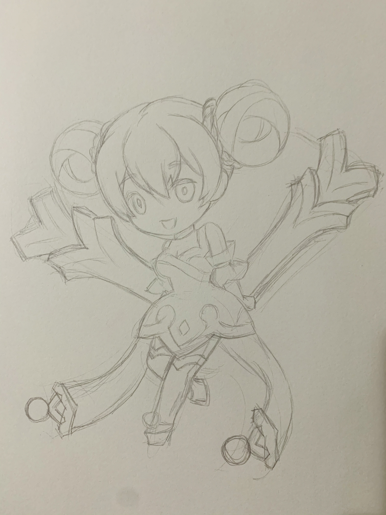 马克笔临摹手绘含步骤图 马克笔touch color168色 临摹王者荣耀官q版