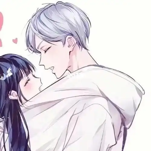 情侣头像分开一人一半霸气动漫