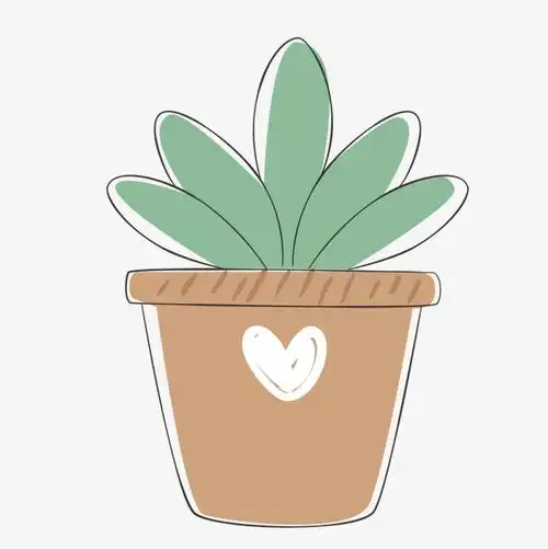 卡通盆栽盆栽植物矢量图下载免费下载_高清png图片-90设计网