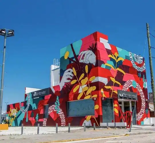 大型创意外墙墙体彩绘涂鸦分享