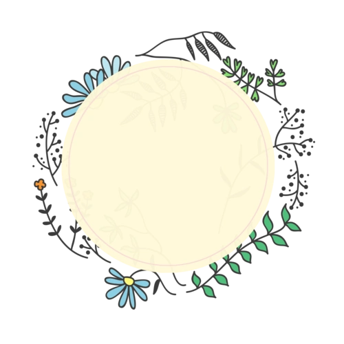 可爱手绘边框装饰素材图片