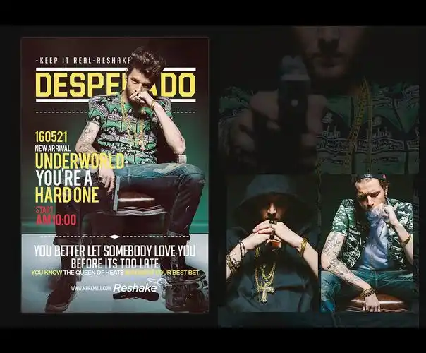 【设计】男装潮牌海报