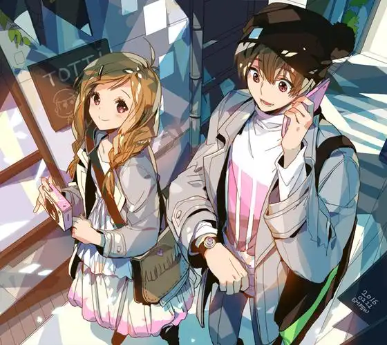 pixiv,二次元,动漫,少年,少女戀空予報