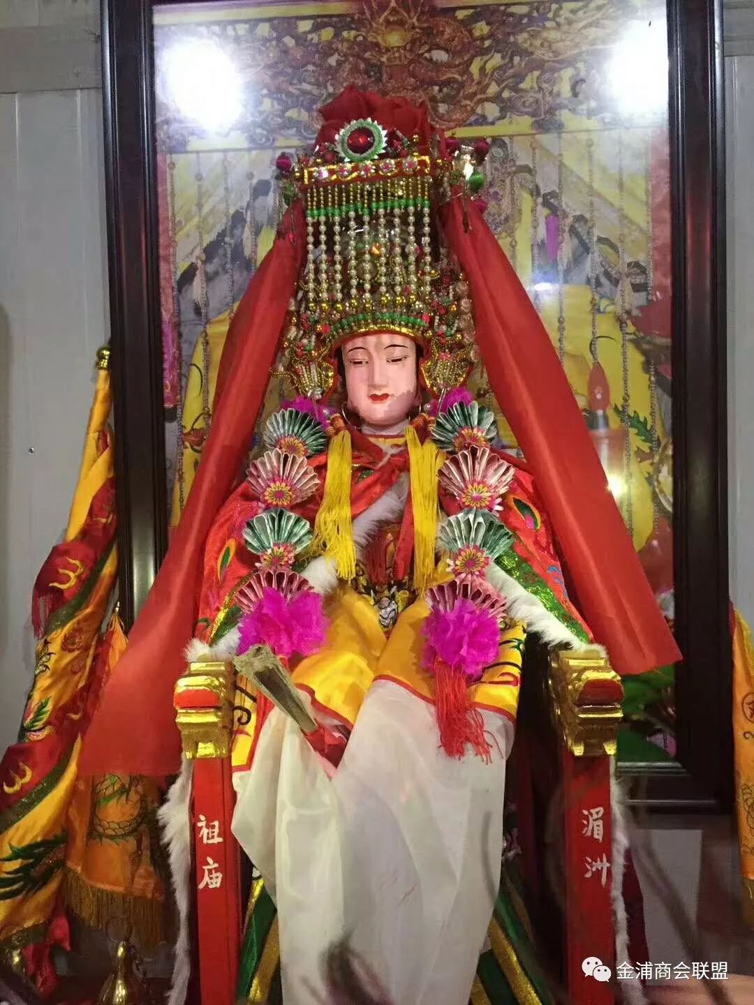 金浦梅花乡宫前古庙天后圣母乩童家坛妈祖金身择吉日于农历十一月二十