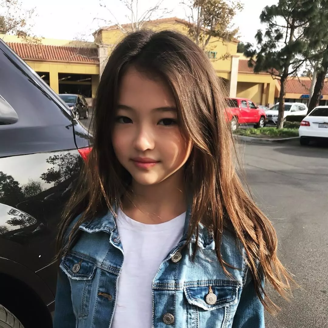 神似宋慧乔这个10岁美韩混血小姑娘童颜简直是小仙女本仙啊