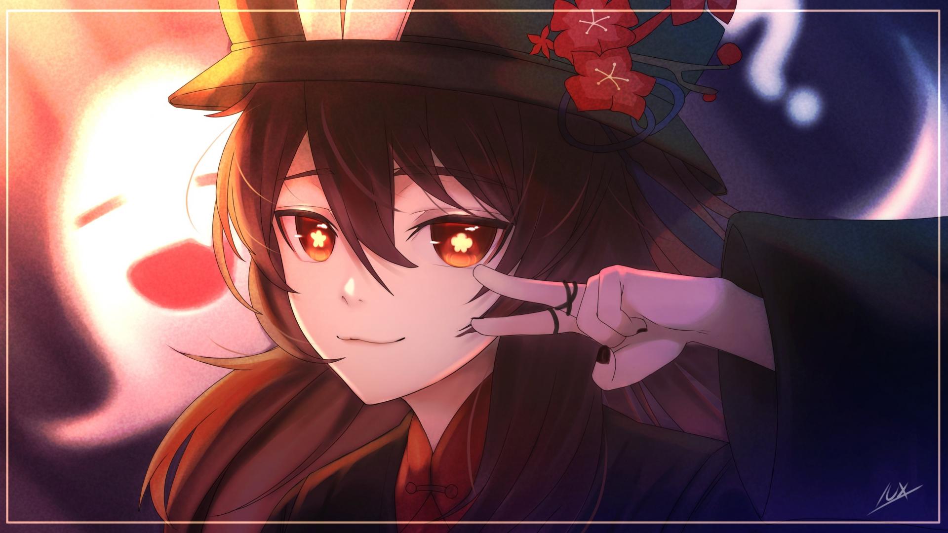 原神胡桃有哪些好看的无水印高清壁纸? - 知乎