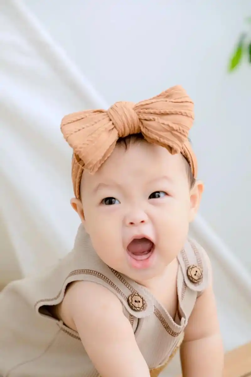 七个月快乐宝贝.#宝宝照花絮 #我的女孩9799 七个月了  - 抖音