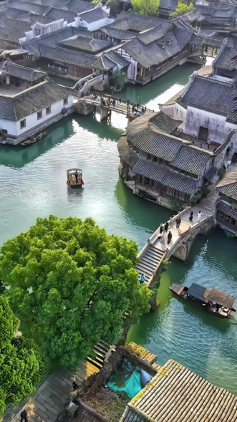 一生痴绝处,无梦到江南.烟雨蒙蒙,水乡如梦, 乌镇的景色令人 - 抖音