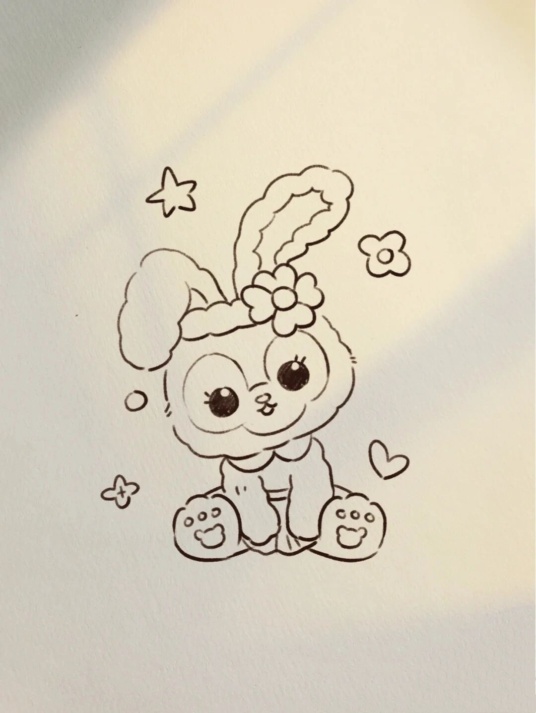 星黛露简笔画教程,大家快来看看吧!