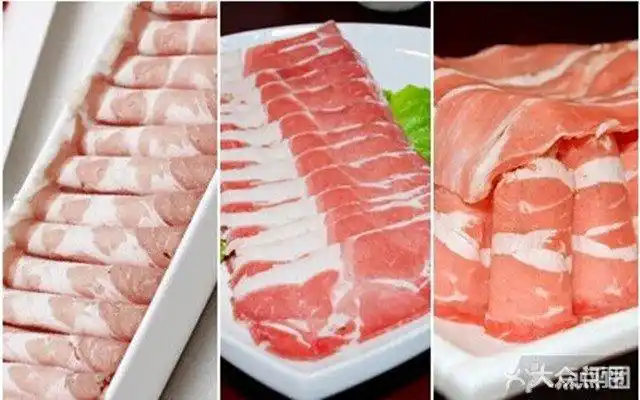 金草原肥羊火锅(龙珠店)肉类拼盘图片 - 第8张