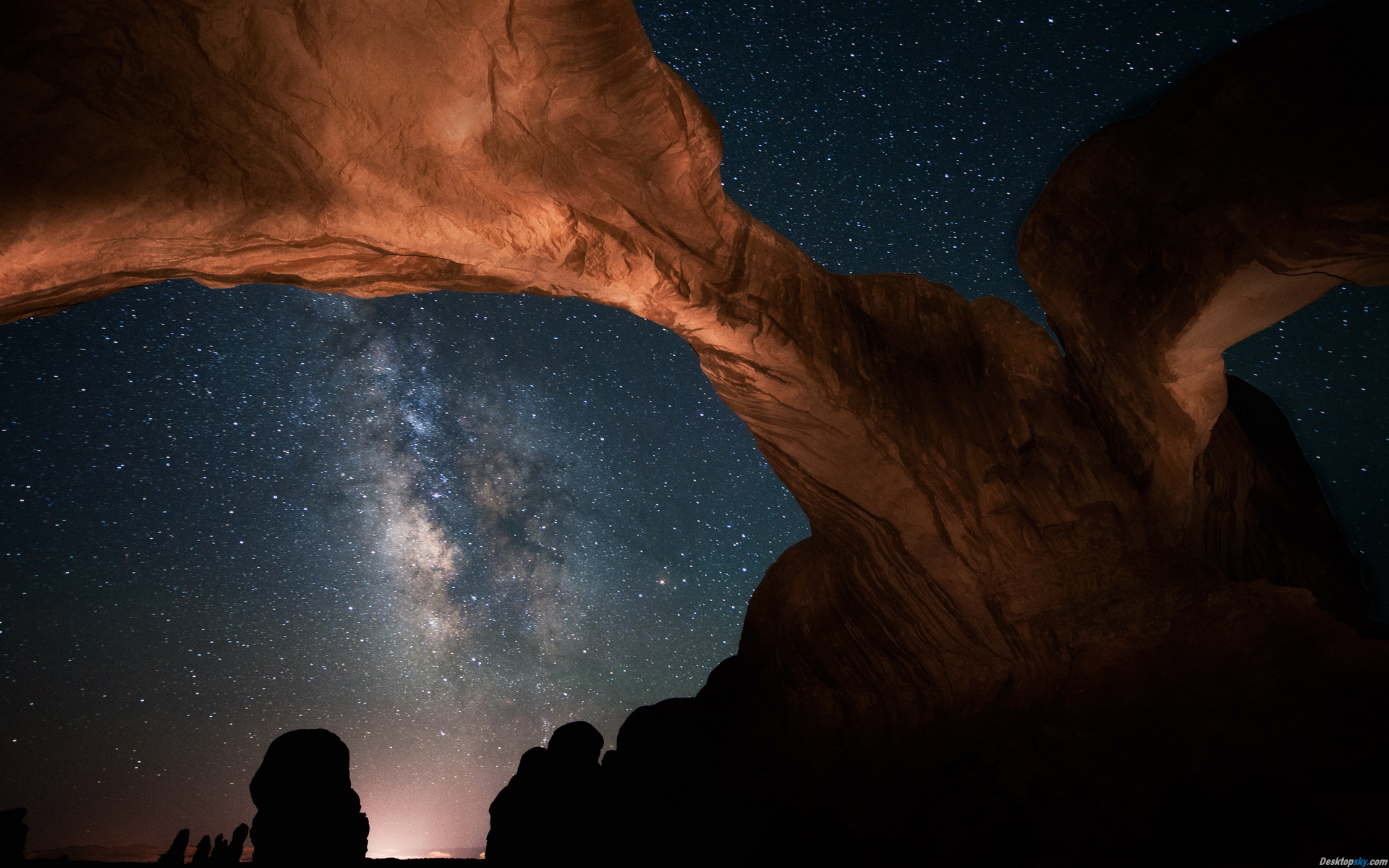 一望无际神秘美丽的银河系高清桌面壁纸(一)