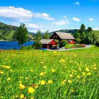 美丽的大草原阳光风景头像_微信头像图片大全