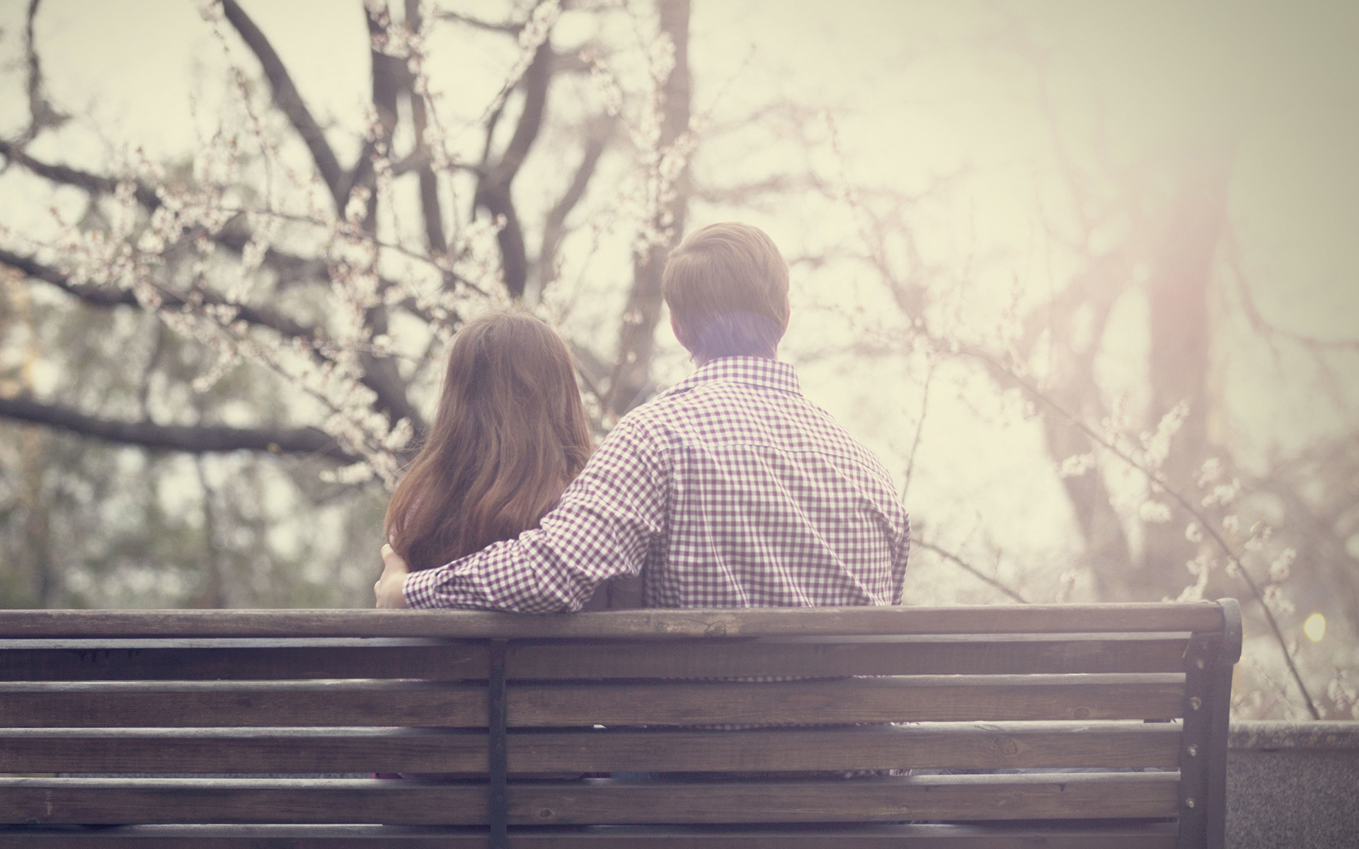 甜蜜浪漫情侣秀恩爱唯美意境小清新写真桌面壁纸(二)