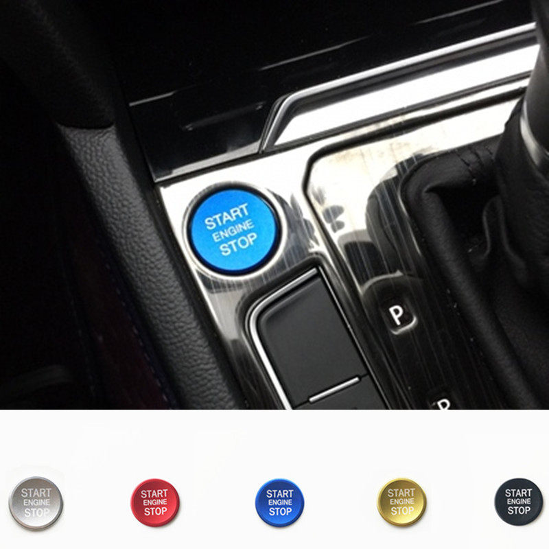 17-21大众途观l专用一键启动按钮装饰圈贴点火开关改装内饰金属贴