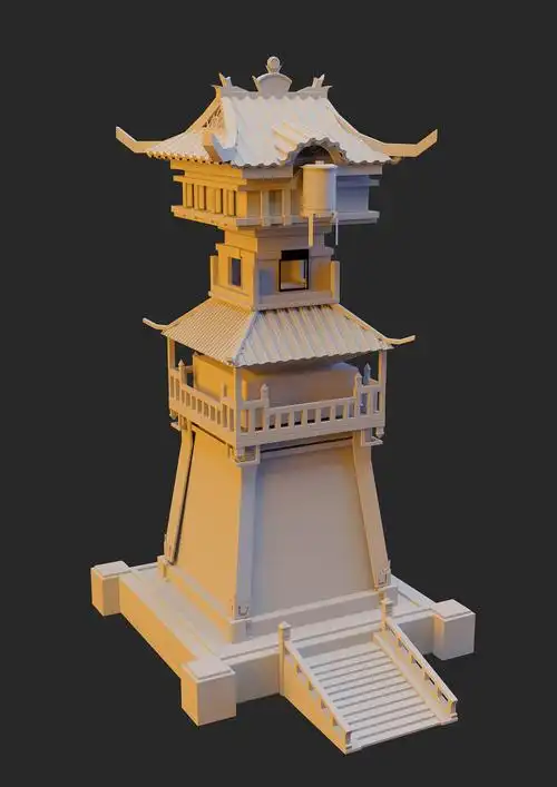 2019年 maya场景建模练习 - 原创作品 - 站酷(zcool)