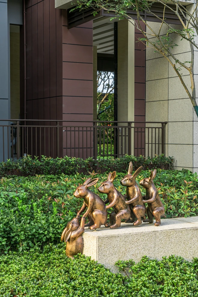 城市雕塑 主题公园房地产园林小品搭配住宅雕塑住宅景观小雕塑