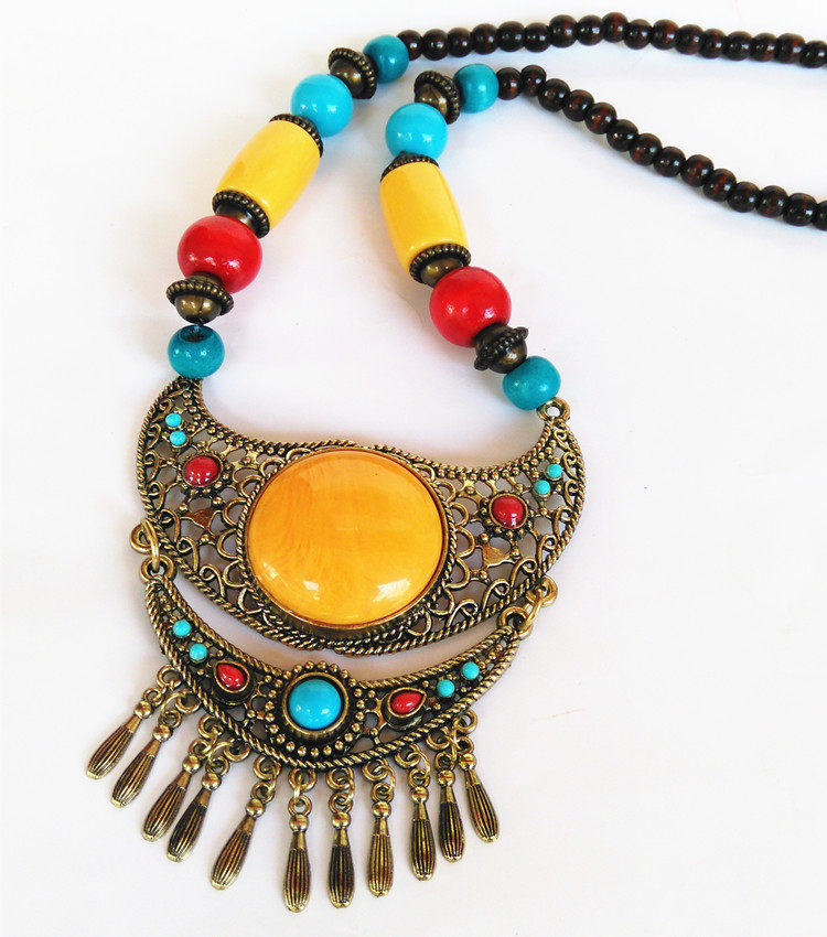 配饰道具表演舞蹈头饰藏族项链民族风复古民族项链