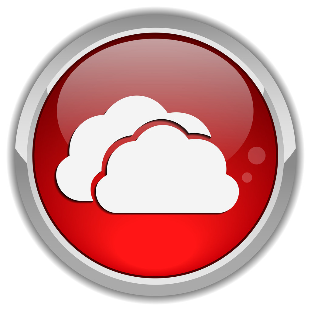 按钮的云朵标志,按钮的云朵标志